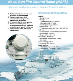 Monopulse-Marinegewehr-Brandschutz-und Verfolgungsradar-System NGFS